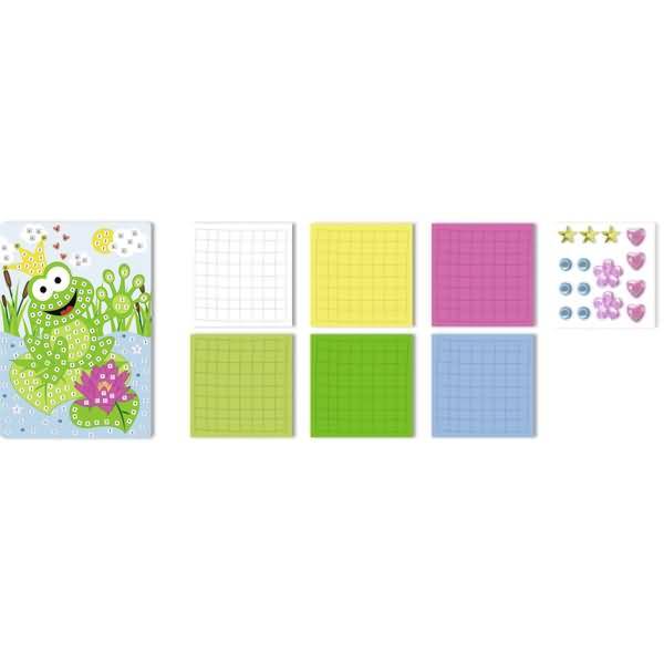 Moosgummi Mosaik Frosch