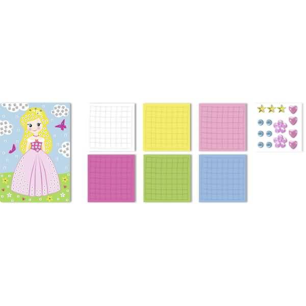 Moosgummi Mosaik Prinzessin