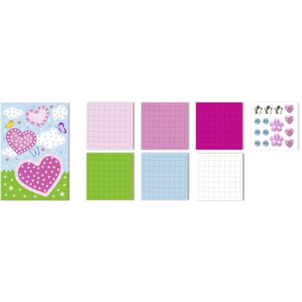 Moosgummi Mosaik Herz