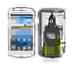 Cadorabo Hülle für Samsung Galaxy S3 MINI Schutz Hülle in Grau Hard Case Schutzhülle Handyhülle Cover Etui