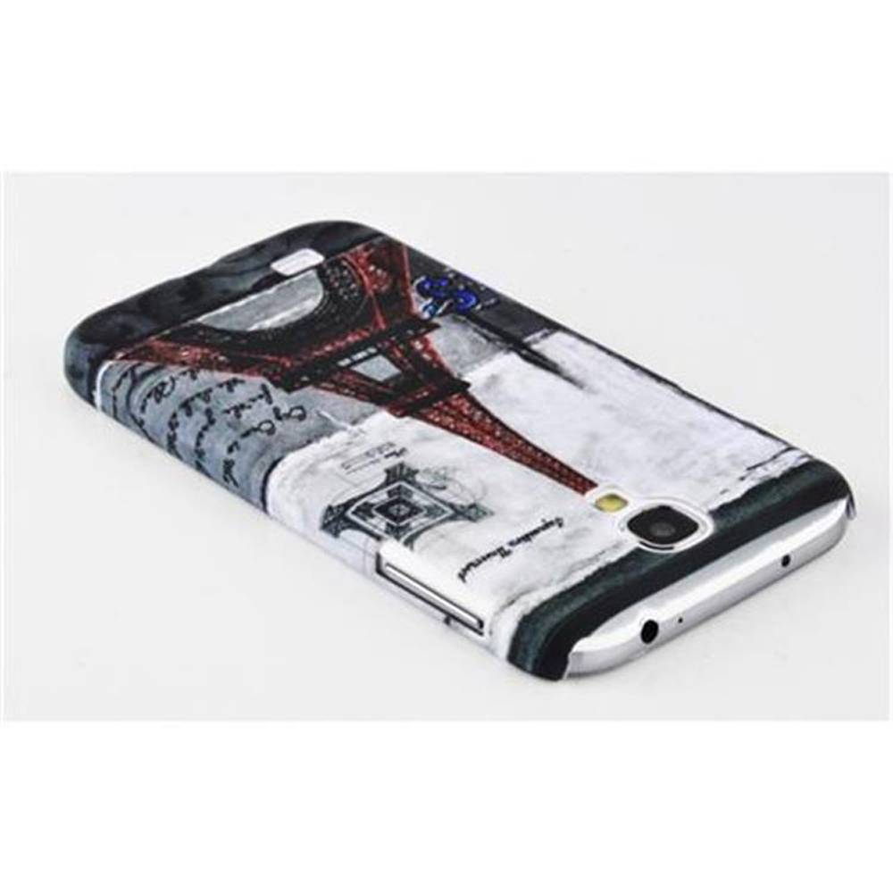 Cadorabo Hülle für Samsung Galaxy S4 Schutz Hülle in Grau Hard Case Schutzhülle Handyhülle Cover Etui