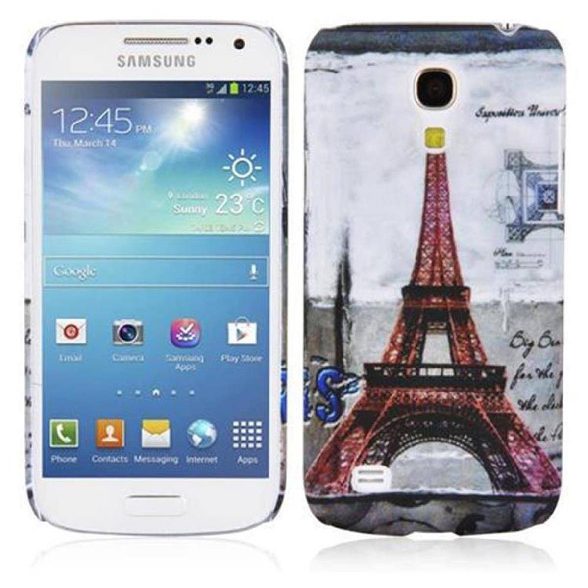 Cadorabo Hülle für Samsung Galaxy S4 MINI Schutz Hülle in Grau Hard Case Schutzhülle Handyhülle Cover Etui