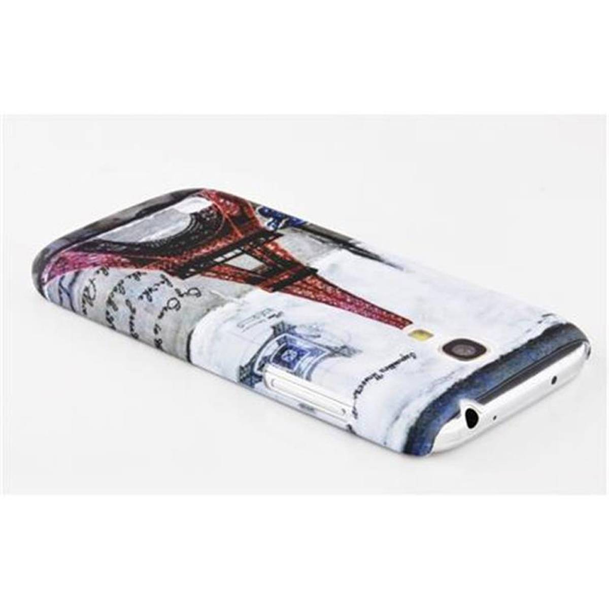 Cadorabo Hülle für Samsung Galaxy S4 MINI Schutz Hülle in Grau Hard Case Schutzhülle Handyhülle Cover Etui