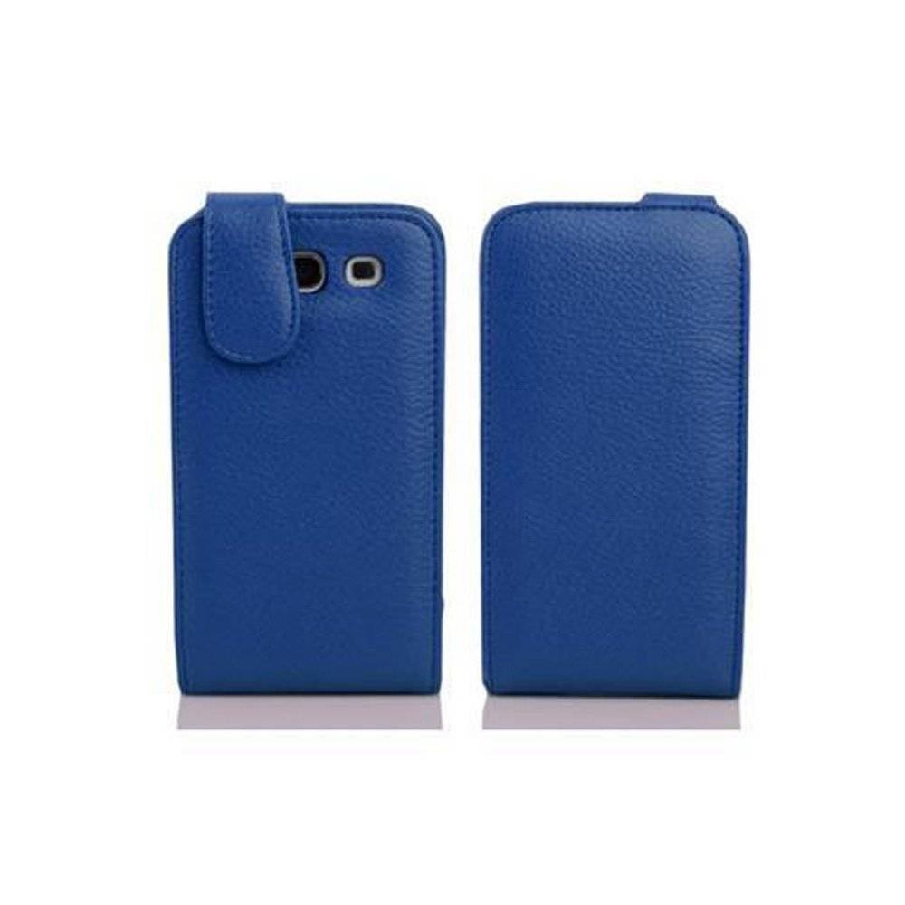 Cadorabo Hülle für Samsung Galaxy S3 / S3 NEO Hülle in ATLANTIK BLAU - Handyhülle im Flip Design mit Kartenfach - Case Cover Schutzhülle Etui Tas