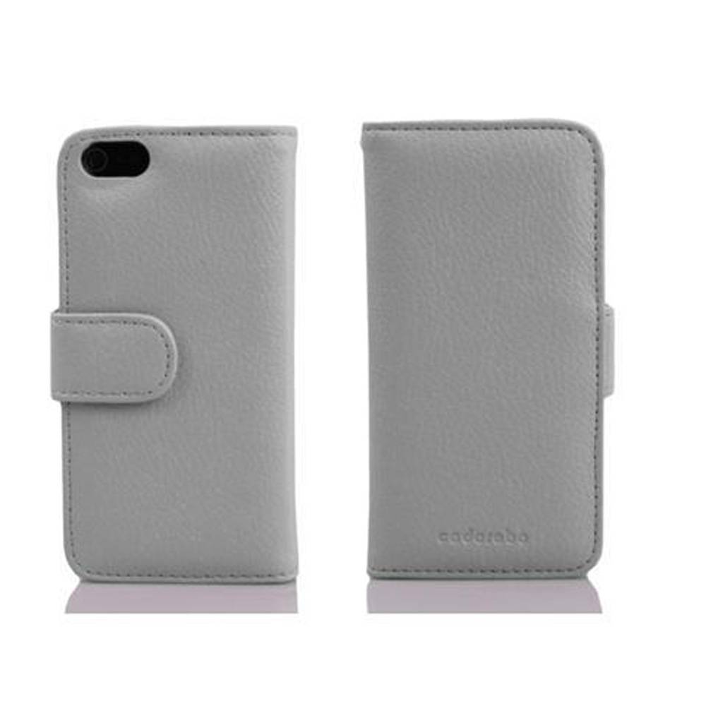 Cadorabo Schutzhülle für Apple iPhone 5C Hülle in Weiß Handyhülle Etui Case Backcover Kunstleder Tasche