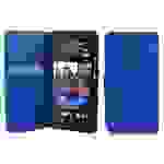 Cadorabo Schutzhülle für HTC ONE M4 MINI Hülle in Blau Handyhülle Etui Case Backcover Kunstleder Tasche