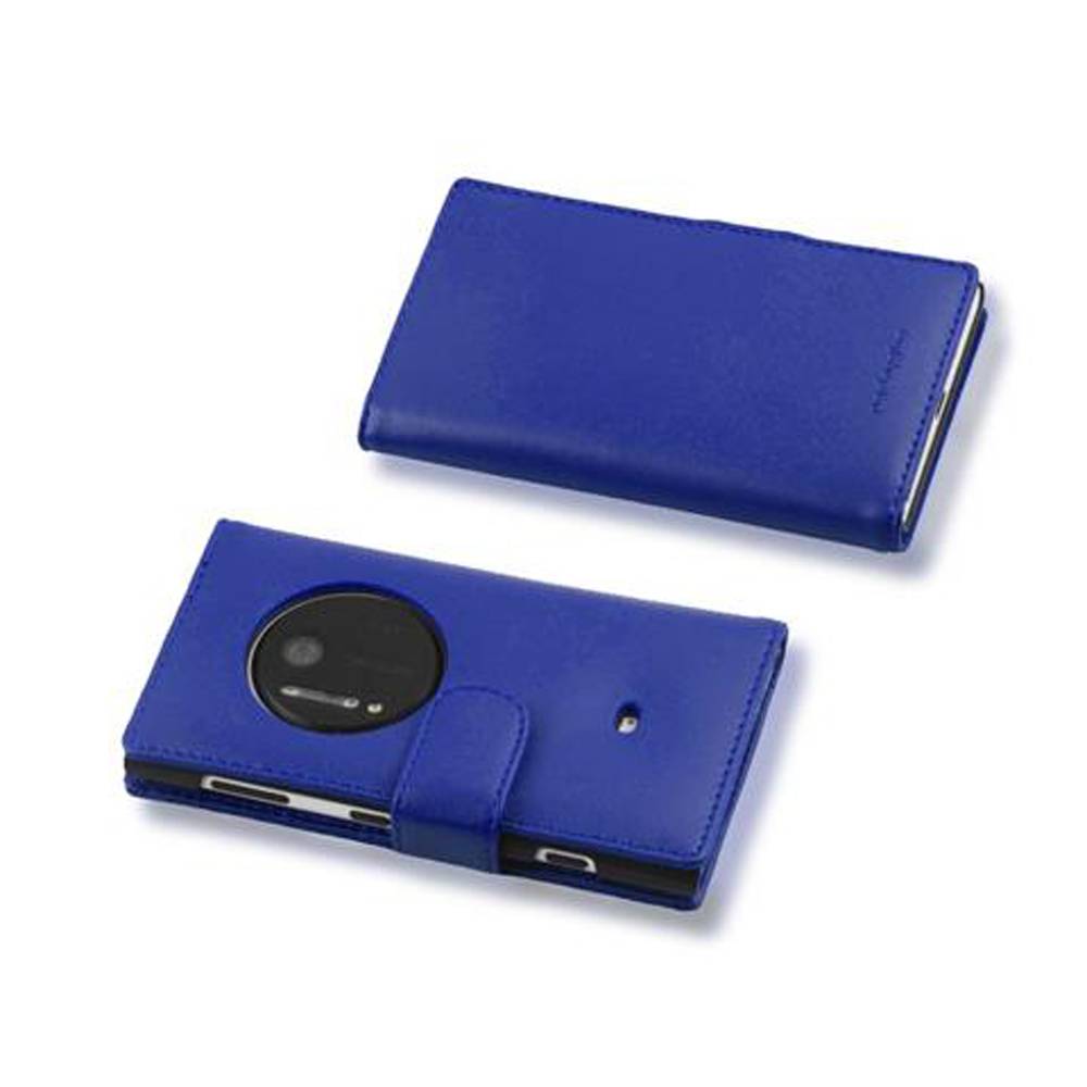 Cadorabo Hülle für Nokia Lumia 1020 Schutz Hülle in Blau Handy Schutzhülle Book Case Etui Cover