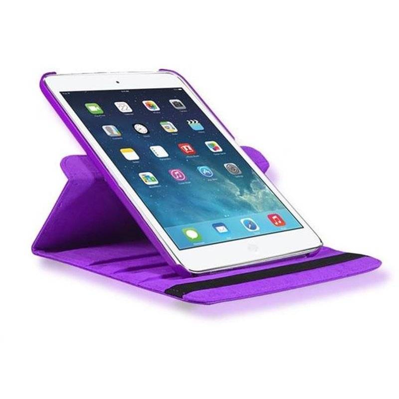 Cadorabo Apple iPad AIR (5. Generation) Schutzhülle im Book Style mit 360° Standfunktion  in VIOLETT LILA