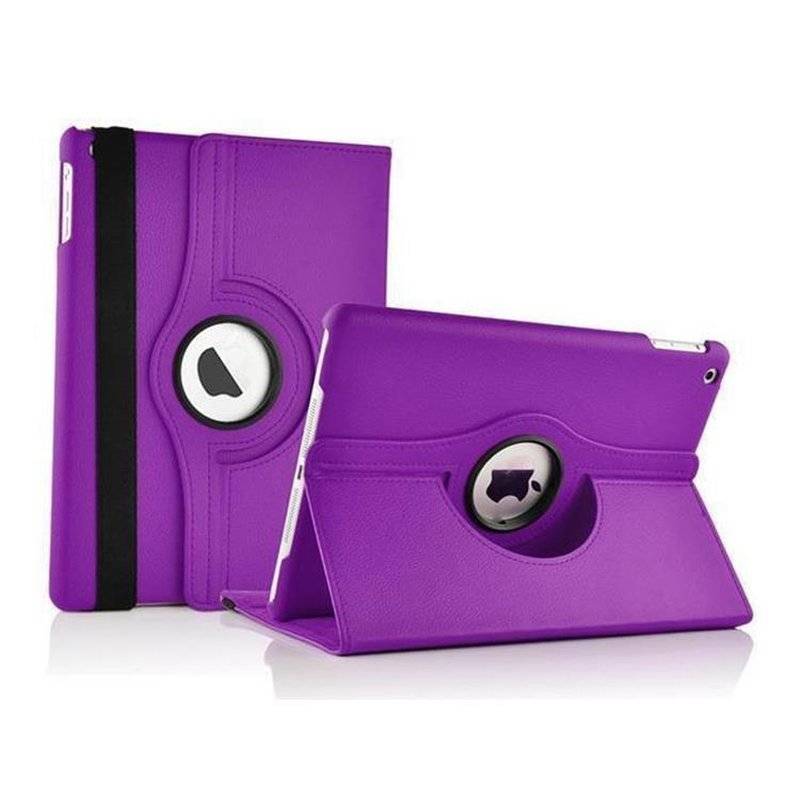 Cadorabo Apple iPad AIR (5. Generation) Schutzhülle im Book Style mit 360° Standfunktion  in VIOLETT LILA