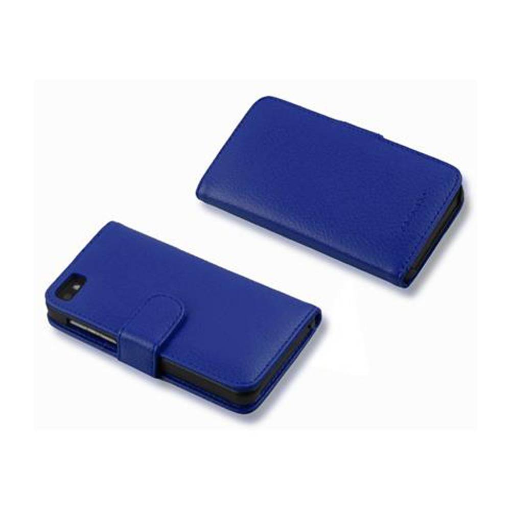 Cadorabo Schutzhülle für Blackberry Z10 Hülle in Blau Handyhülle Etui Case Backcover Kunstleder Tasche