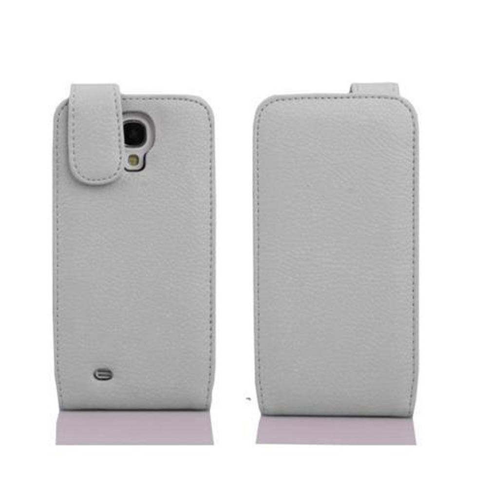 Cadorabo Schutzhülle für Samsung Galaxy MEGA 6.3 Hülle in Weiß Flip Etui Handyhülle Case Cover Kunstleder