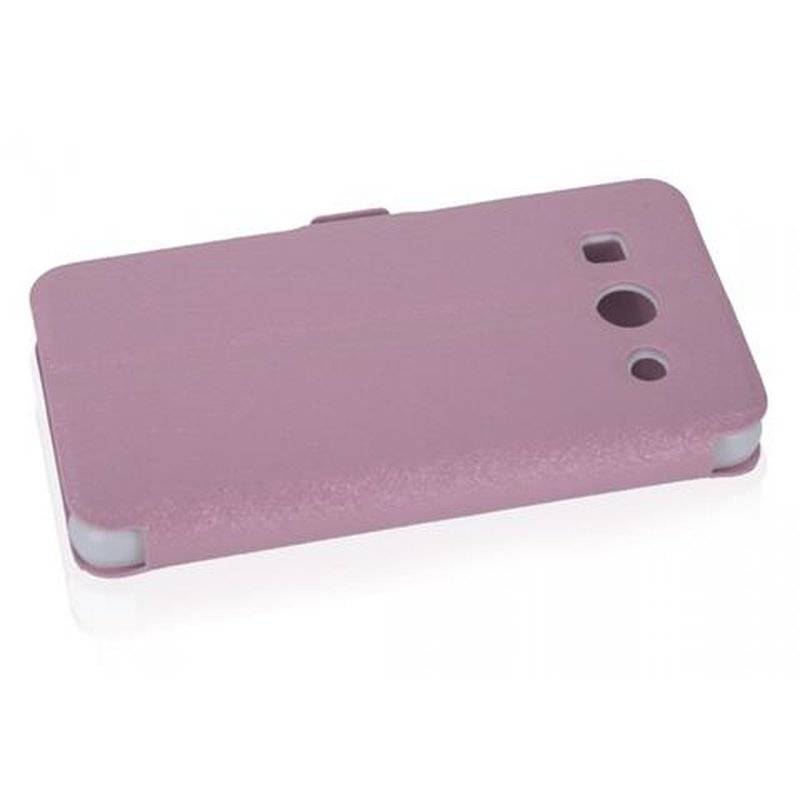 Cadorabo Hülle für Huawei ASCEND G520 / G525 - Hülle in ICY ROSE – mit Standfunktion und Kartenfach im Ultra Slim Design