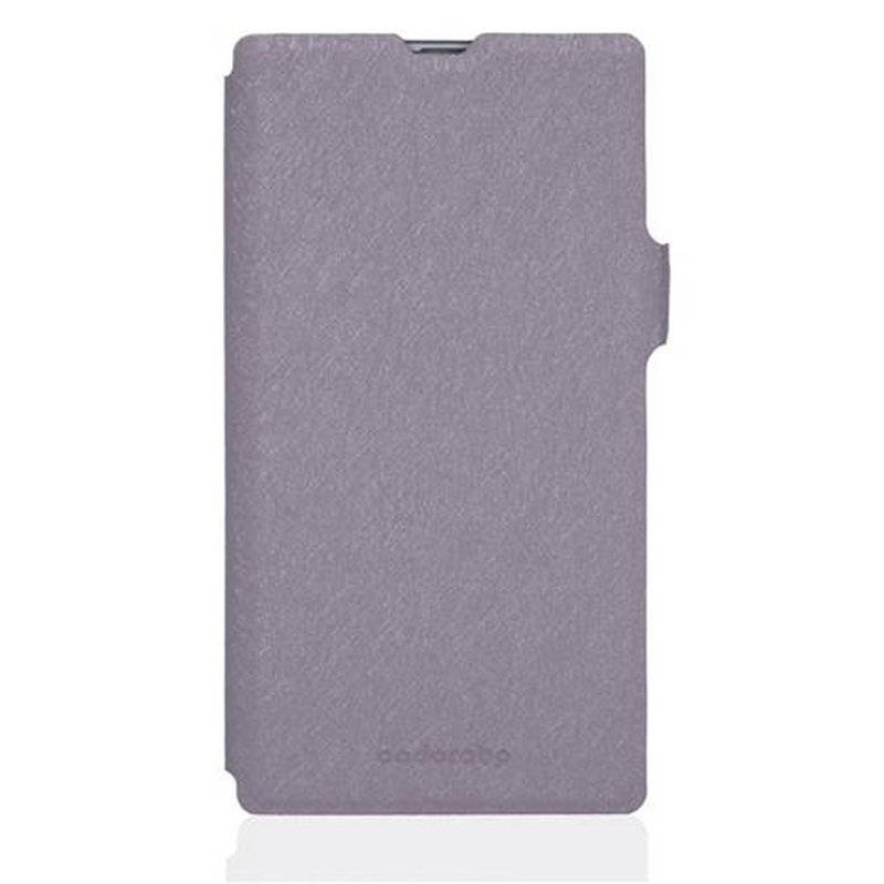 Cadorabo Hülle für Sony Xperia Z1 - Hülle in ICY FLIEDER – mit Standfunktion und Kartenfach im Ultra Slim Design