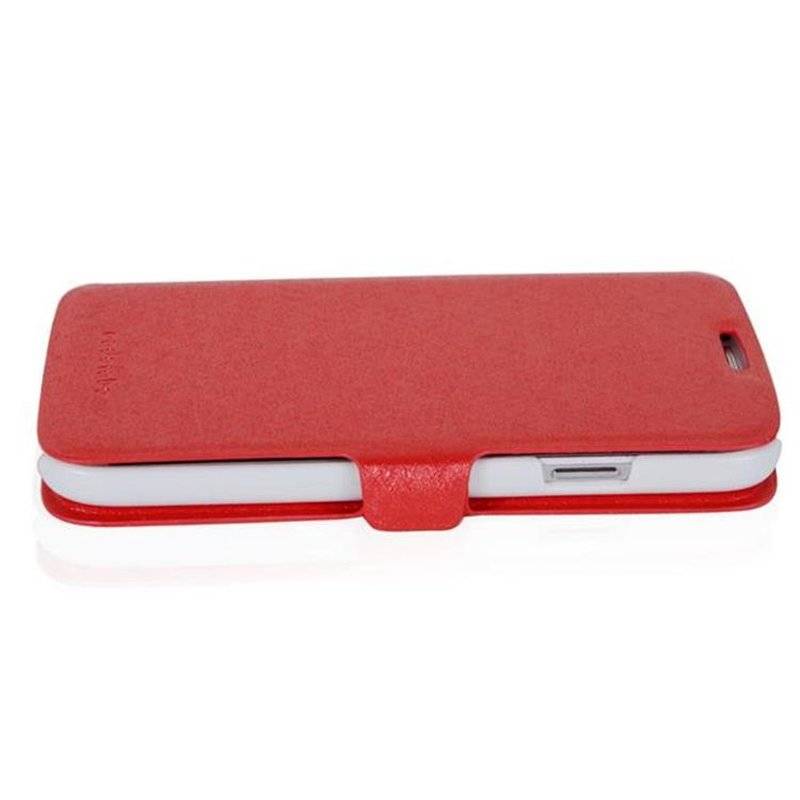 Cadorabo Hülle für Samsung Galaxy S5 / S5 NEO - Hülle in ICY ROT – mit Standfunktion und Kartenfach im Ultra Slim Design