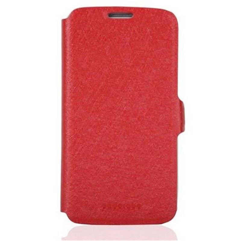 Cadorabo Hülle für Samsung Galaxy S5 / S5 NEO - Hülle in ICY ROT – mit Standfunktion und Kartenfach im Ultra Slim Design