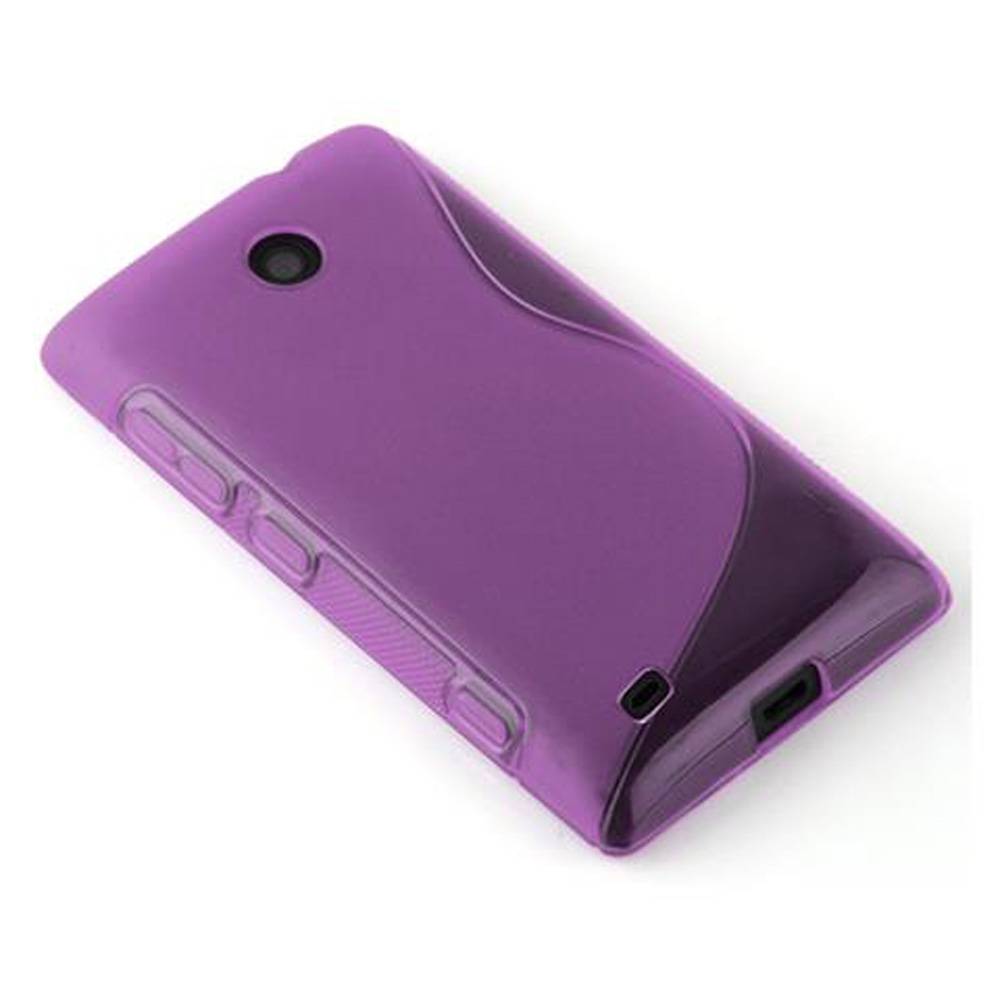 Cadorabo Schutzhülle für HTC Desire 300 Hülle in Lila Handyhülle Case TPU Silikon Etui
