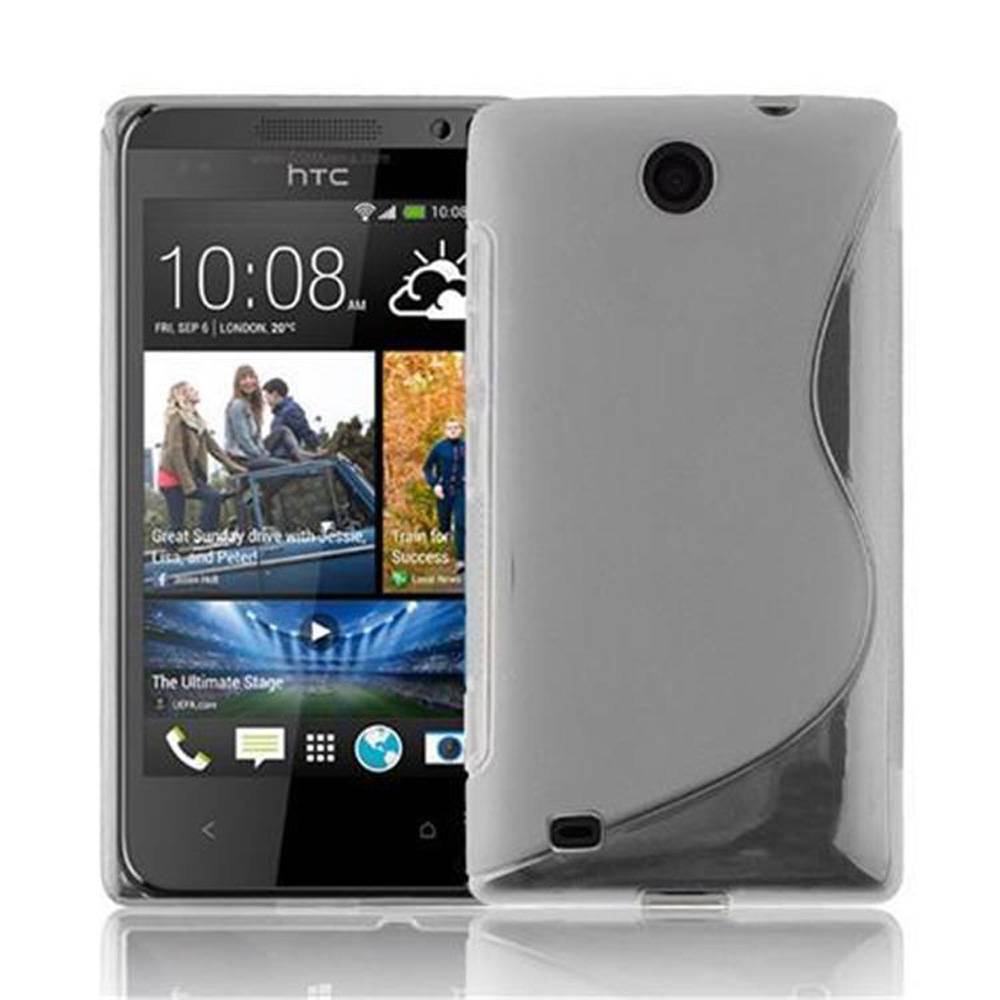 Cadorabo Schutzhülle für HTC Desire 300 Hülle in Transparent Handyhülle Case TPU Silikon Etui