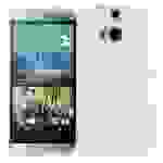 Cadorabo Schutzhülle für HTC ONE M8 Hülle in Weiß Handyhülle Case TPU Silikon Etui