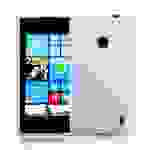 Cadorabo Schutzhülle für Nokia Lumia 520 / 521 Hülle in Weiß Handyhülle Case TPU Silikon Etui