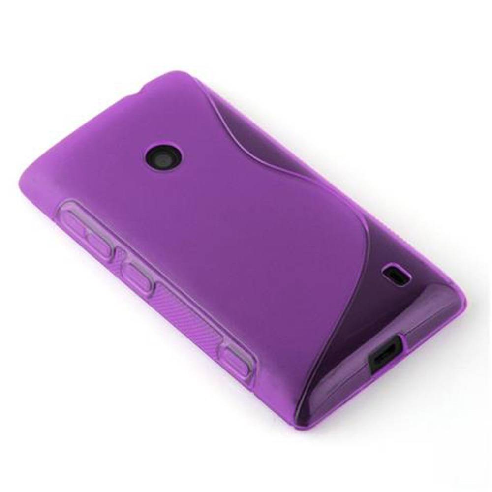 Cadorabo Schutzhülle für Nokia X Hülle in Lila Handyhülle Case TPU Silikon Etui