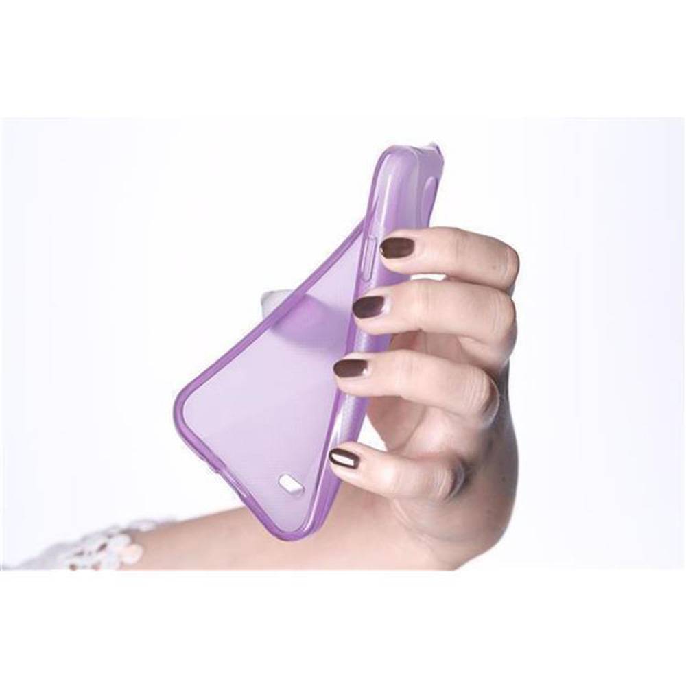 Cadorabo Schutzhülle für Nokia X Hülle in Lila Handyhülle Case TPU Silikon Etui