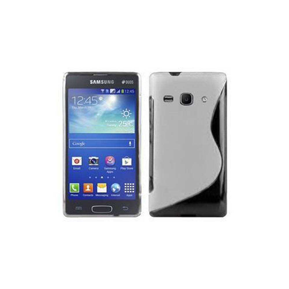Cadorabo Schutzhülle für Samsung Galaxy ACE 3 Hülle in Weiß Handyhülle Case TPU Silikon Etui