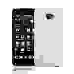 Cadorabo Handyhülle für HTC BUTTERFLY S in Weiß Hülle Schutzhülle TPU Silikon Backcover Case