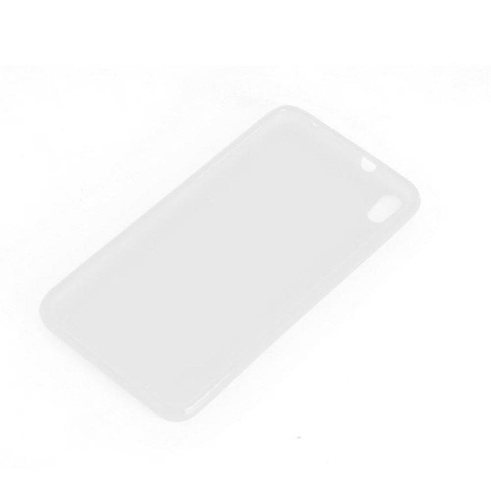 Cadorabo Hülle für HTC Desire 816 Hülle in HALB TRANSPARENT - Handyhülle im X-Line TPU Silikon - Silikonhülle Schutzhülle Ultra Slim Soft Back C
