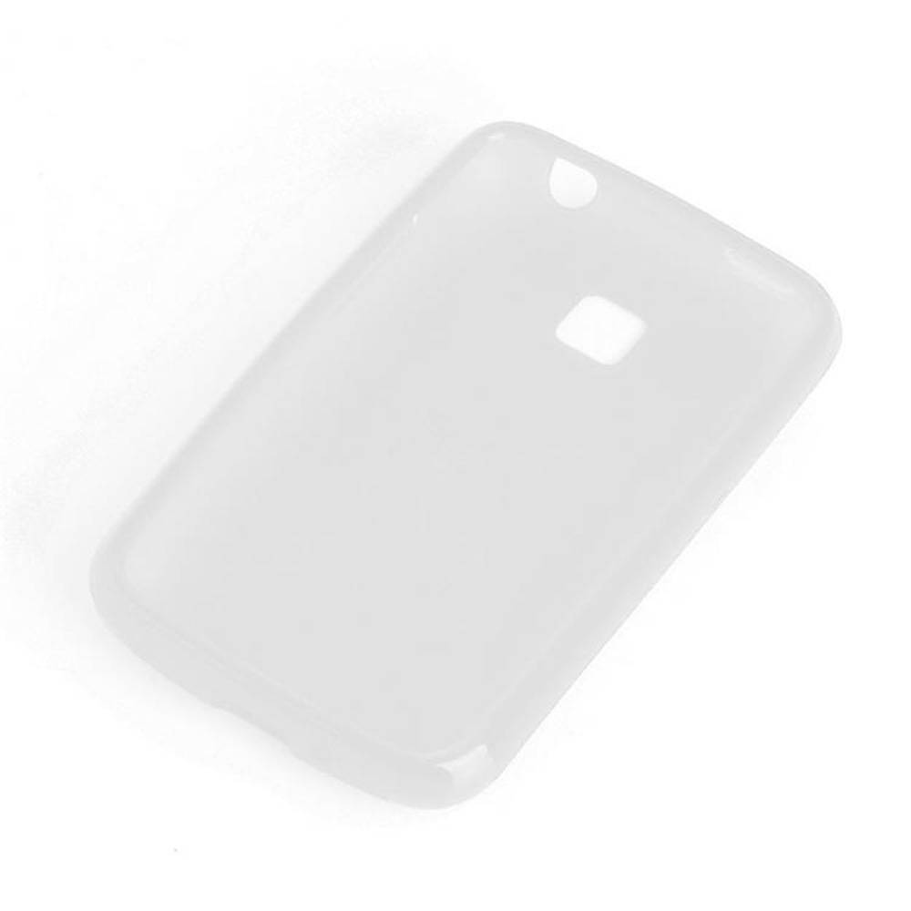 Cadorabo Handyhülle für LG L3 II (1. SIM) in Transparent Hülle Schutzhülle TPU Silikon Backcover Case