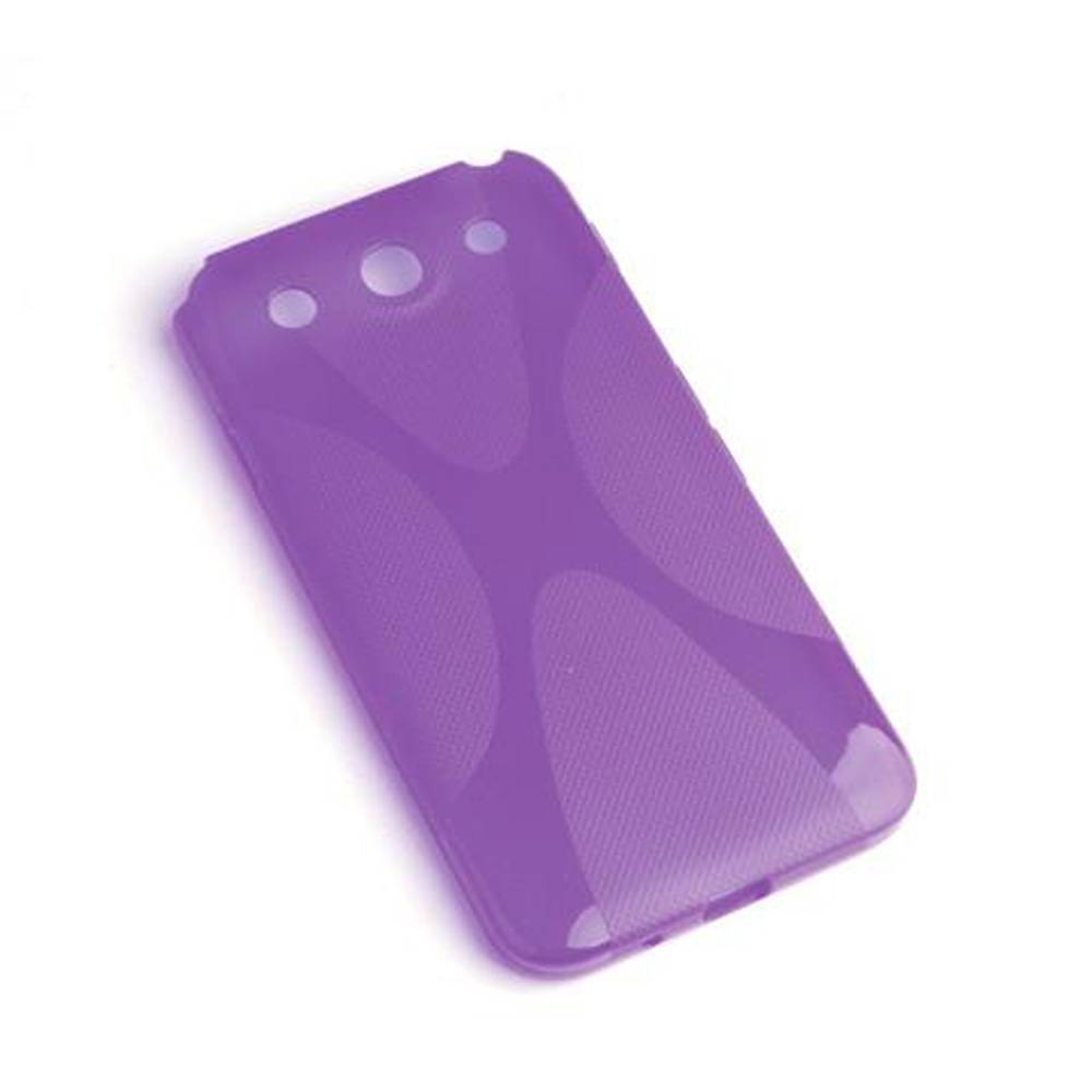 Cadorabo Handyhülle für LG OPTIMUS G PRO in Lila Hülle Schutzhülle TPU Silikon Backcover Case
