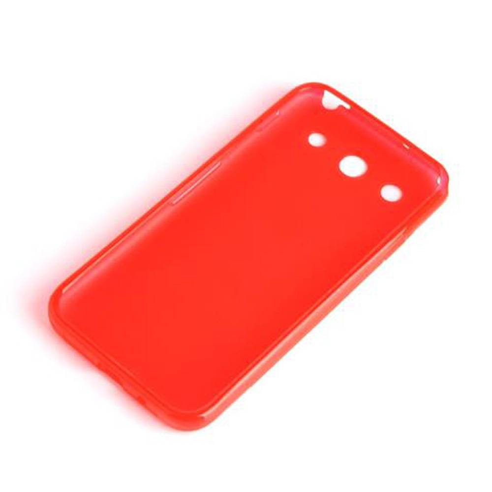 Cadorabo Handyhülle für LG OPTIMUS G PRO in Rot Hülle Schutzhülle TPU Silikon Backcover Case