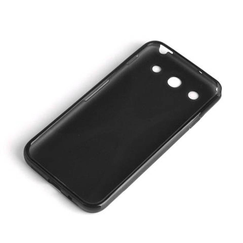 Cadorabo Handyhülle für LG OPTIMUS G PRO in Schwarz Hülle Schutzhülle TPU Silikon Backcover Case