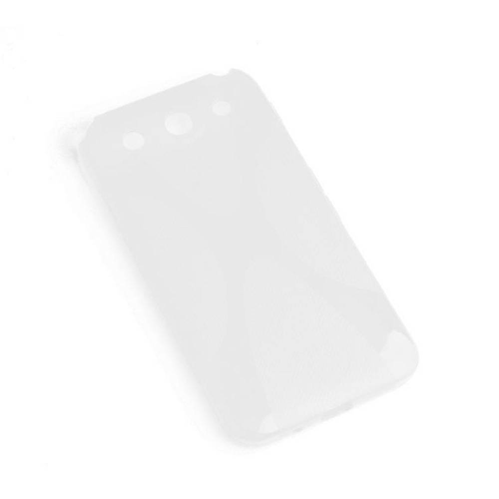 Cadorabo Handyhülle für LG OPTIMUS G PRO in Transparent Hülle Schutzhülle TPU Silikon Backcover Case