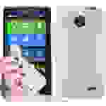 Cadorabo Handyhülle für Nokia X in Weiß Hülle Schutzhülle TPU Silikon Backcover Case