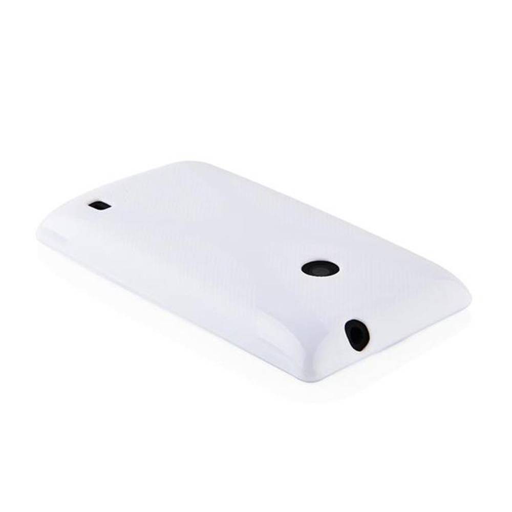 Cadorabo Handyhülle für Nokia X in Weiß Hülle Schutzhülle TPU Silikon Backcover Case