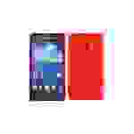 Cadorabo Handyhülle für Samsung Galaxy ACE 3 in Rot Hülle Schutzhülle TPU Silikon Backcover Case