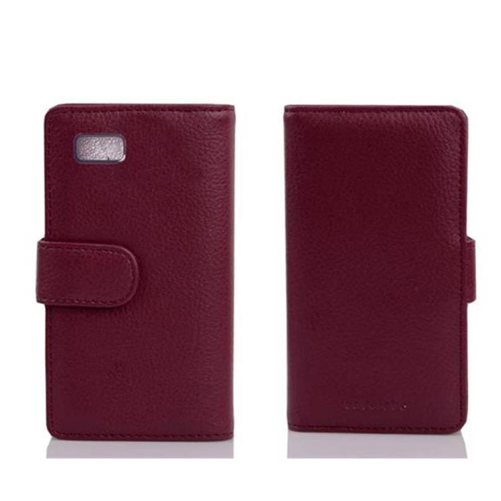 Cadorabo Schutzhülle für HTC Desire 600 Hülle in Lila Handyhülle Etui Case Backcover Kunstleder Tasche