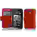 Cadorabo Schutzhülle für HTC Desire 700 Hülle in Rot Handyhülle Etui Case Backcover Kunstleder Tasche