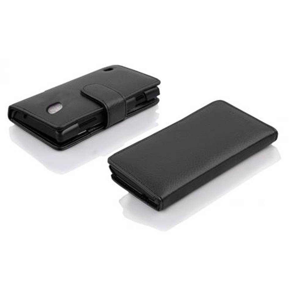 Cadorabo Schutzhülle für Huawei ASCEND G700 Hülle in Schwarz Handyhülle Etui Case Backcover Kunstleder Tasche