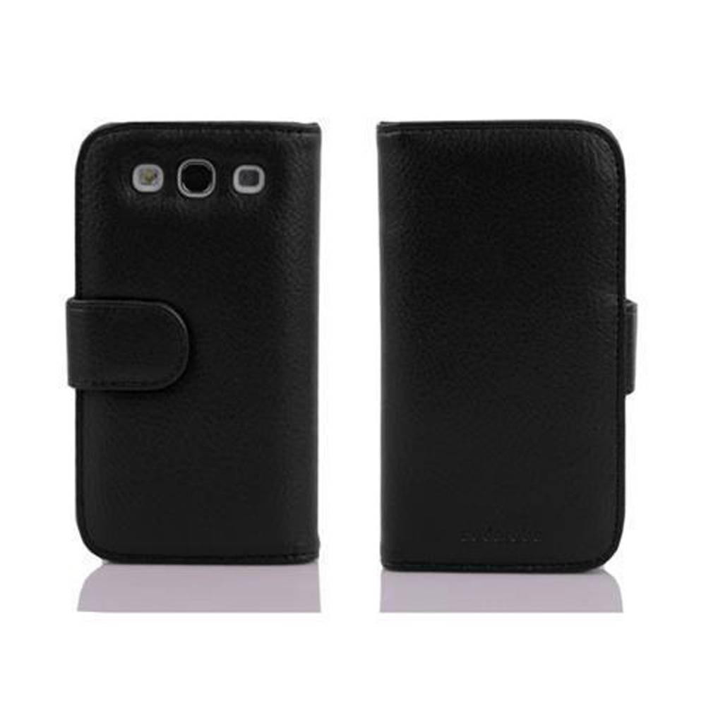 Cadorabo Schutzhülle für Samsung Galaxy WIN Hülle in Schwarz Handyhülle Etui Case Backcover Kunstleder Tasche