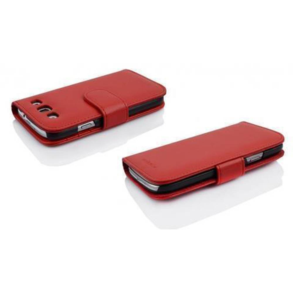 Cadorabo Schutzhülle für Samsung Galaxy WIN Hülle in Rot Handyhülle Etui Case Backcover Kunstleder Tasche