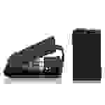 Cadorabo Schutzhülle für HTC Desire 300 Hülle in Schwarz Flip Etui Handyhülle Case Cover Kunstleder