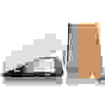 Cadorabo Schutzhülle für Huawei ASCEND G510 / G520 / G525 Hülle in Weiß Flip Etui Handyhülle Case Cover Kunstleder