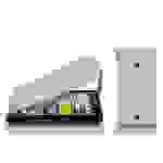 Cadorabo Schutzhülle für Nokia Lumia 1320 Hülle in Weiß Flip Etui Handyhülle Case Cover Kunstleder