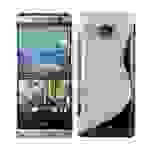 Cadorabo Schutzhülle für HTC ONE M8 MINI Hülle in Transparent Handyhülle Case TPU Silikon Etui