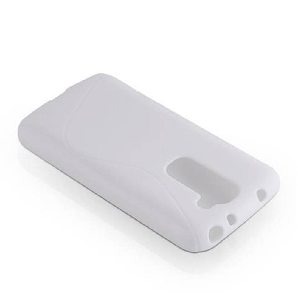 Cadorabo Schutzhülle für LG G2 MINI Hülle in Weiß Handyhülle Case TPU Silikon Etui