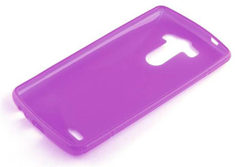 Cadorabo Schutzhülle für LG G3 Hülle in Lila Handyhülle Case TPU Silikon Etui