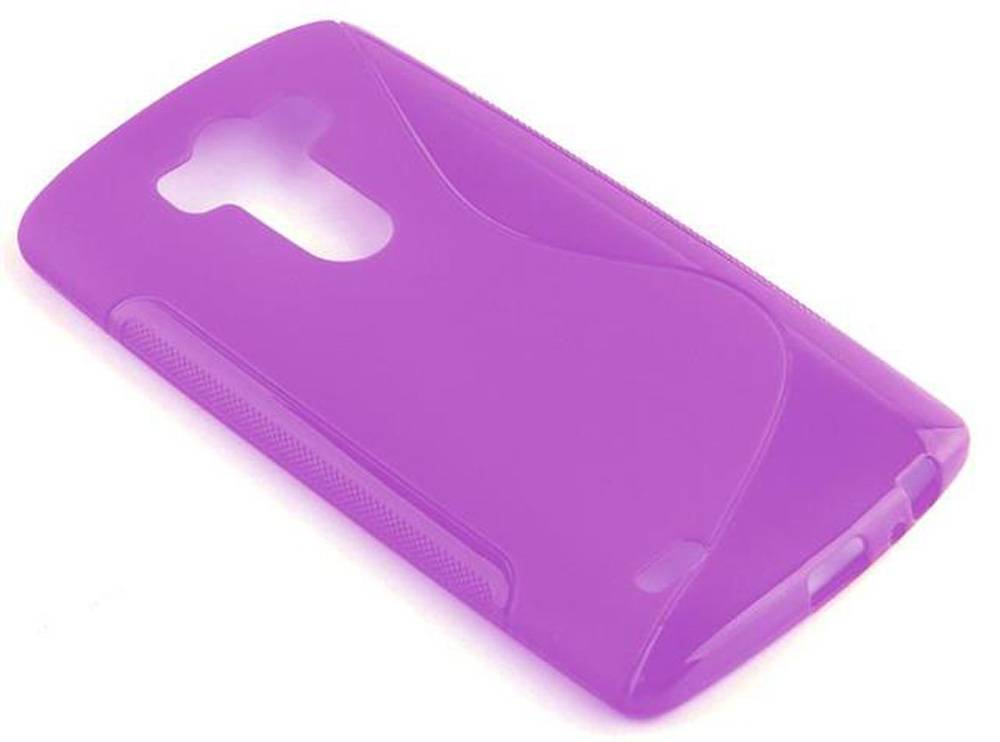 Cadorabo Schutzhülle für LG G3 Hülle in Lila Handyhülle Case TPU Silikon Etui