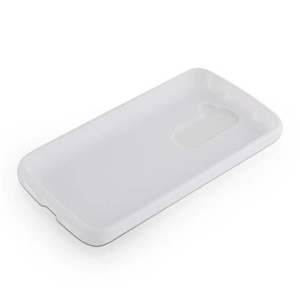 Cadorabo Handyhülle für LG G2 MINI in Weiß Hülle Schutzhülle TPU Silikon Backcover Case