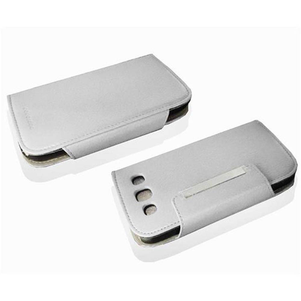 Cadorabo Hülle für Samsung Galaxy S3 / S3 NEO Schutz Hülle in Weiß Handyhülle Cover Case Etui Magnetisch